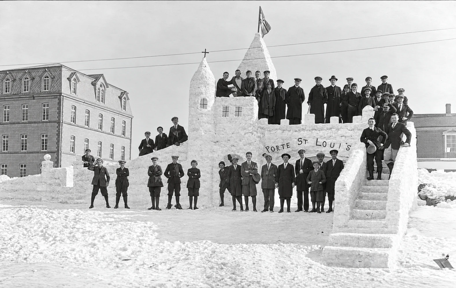 Château de neige en 1934