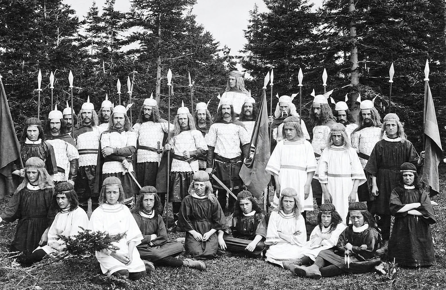 Spettacolo teatrale Vercingétorix nel 1906